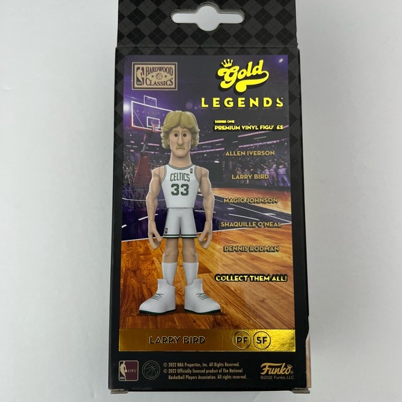Larry Bird Boston Celtics Funko Vinyl Gold 5" - Picture 6 of 9